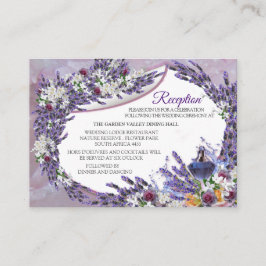 Tuberose & Lavender Blooms Begleitkarte