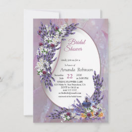 Tuberose & Lavender Blooms Einladung