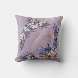 Tuberose & Lavender Blooms Kissen