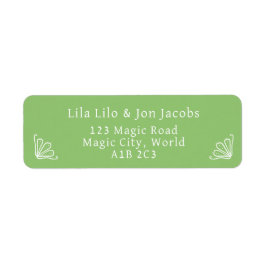 Tuberose Personalisiert Rücksendeadresse