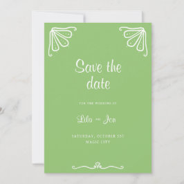 Tuberose Personalisiert Wedding speichert die Datu Save The Date