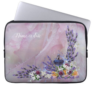 Tuberose- und Lavendelblüten Laptopschutzhülle