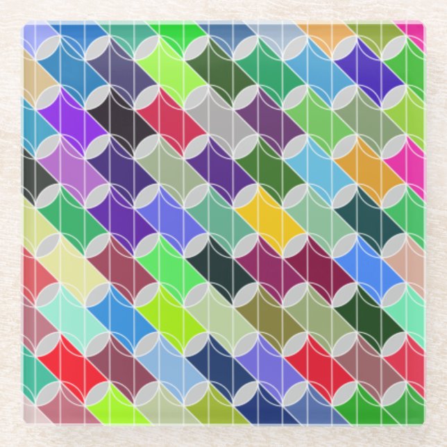 Tubes Glass Untersetzer (Vorderseite)