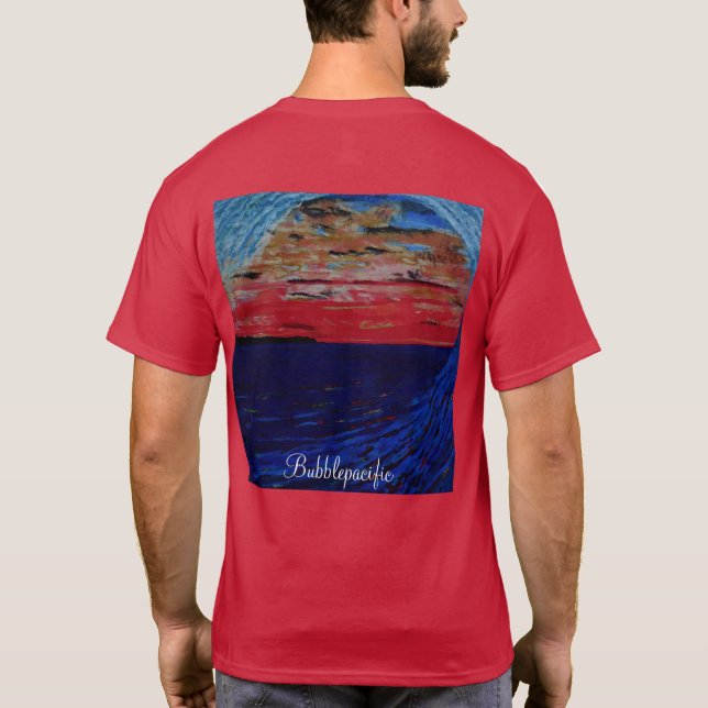 Tubing to san clemente T-Shirt (Rückseite)