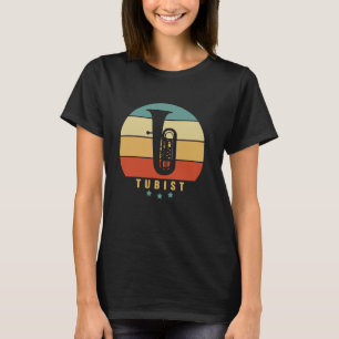TUBIST Retro-Tuba-Design für Tuba-Spieler T-Shirt