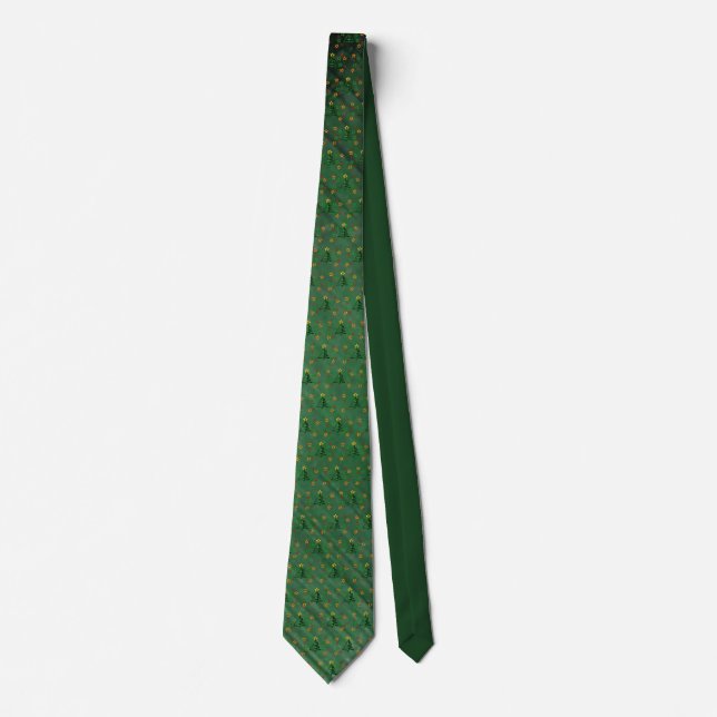Tubular Chrome Christmas Tree Neck Tie Krawatte (Vorderseite)