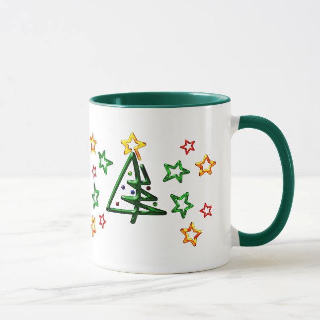 Tubular Chrome Christmas Tree Tasse (Rechts)