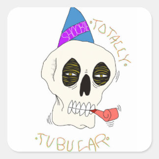 Tubular Quadratischer Aufkleber