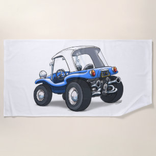 Tuch der Strand-Buggy (blaues hardtop) Strandtuch