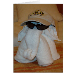 Tuch-Elefant mit Sonnenbrille