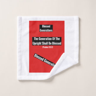 Tuch mit Bibelverse waschen 