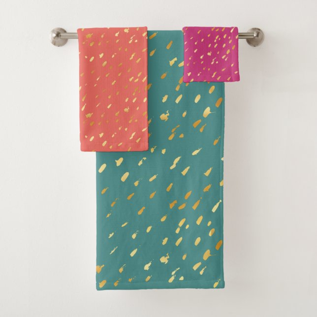 Tuch-Set des bezaubernden ChicgoldSpritzers Badhandtuch Set (Insitu)