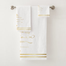 Tuch-Set Goldla Maison De Luxe Bathroom Badhandtuch Set