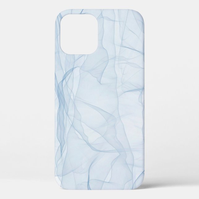 Tuchblauer moderner Hintergrund Case-Mate iPhone Hülle (Rückseite)