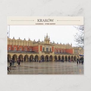 Tuchhalle Krakau Hauptmarkt Postkarte