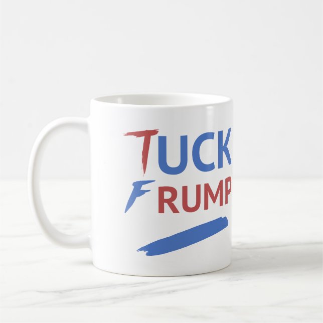 Tuck Frump Anti-Trump Kaffeetasse (Links)