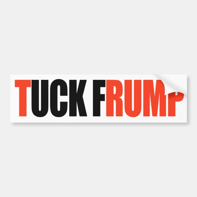 TUCK FRUMP -.png Autoaufkleber (Vorne)