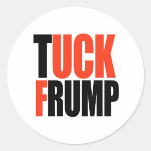 TUCK FRUMP RUNDER AUFKLEBER
