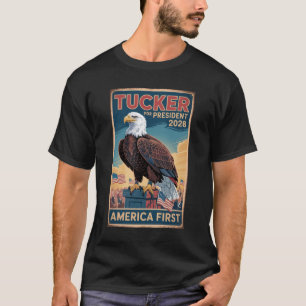 Tucker Carlson 2028 Wahl Konservative Kundgebung T-Shirt