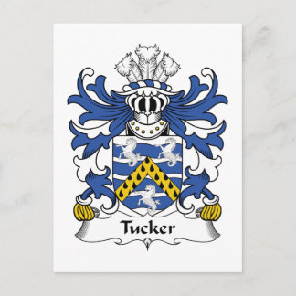 Tucker-Familienwappen Postkarte