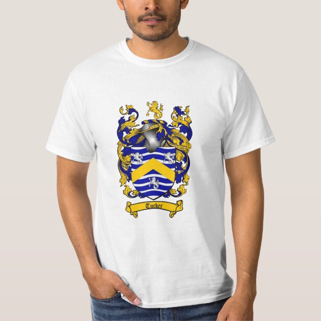 Tucker Familienwappen - Tucker Wappen T-Shirt (Vorderseite)