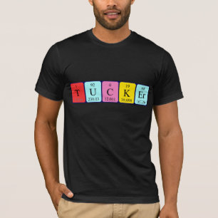 Tucker Namen-Shirt periodischer Tabelle T-Shirt