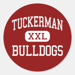 Tuckerman - Bulldogs - High - Tuckerman Arkansas Runder Aufkleber