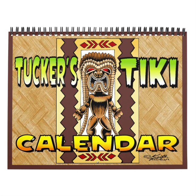 Tuckers Tiki-Kalender Kalender (Titelbild)