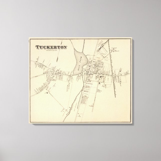 Tuckerton, New Jersey Leinwanddruck (Vorderseite)