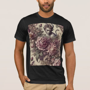 Tückische Pflaumenblüten – Gotische tragbar Kunst T-Shirt