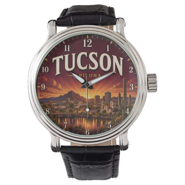 Tucson Arizona Armbanduhr (Vorderseite)