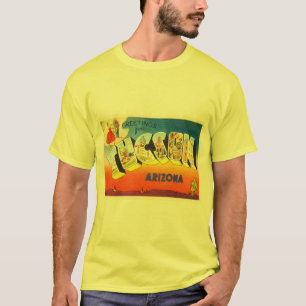 Tucson Arizona AZ Alte Jahrgangsreise Souvenir T-Shirt