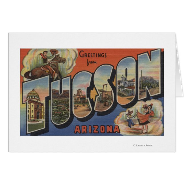 Tucson, Arizona - Große Buchstabenszenen 2 (Vorderseite (Horizontal))