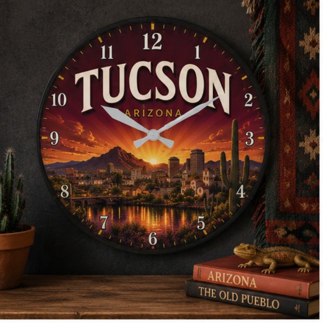 Tucson Arizona Große Wanduhr (Von Creator hochgeladen)