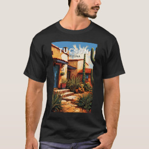 Tucson Arizona Kunstvoll wandern Vintag T-Shirt
