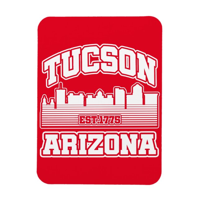 Tucson, Arizona Magnet (Vertikal)
