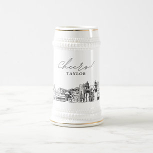 Tucson Arizona Personalisiertes Geschenk Bierglas
