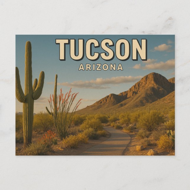 Tucson Arizona Postcard Postkarte (Vorderseite)