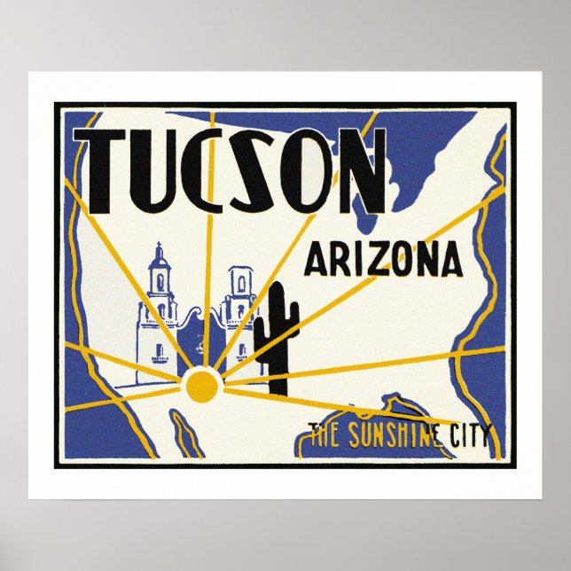 Tucson Arizona Poster (Vorne)