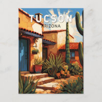 Tucson Arizona Reise Kunst Vintage