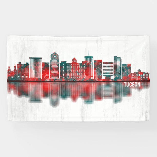 Tucson Arizona Skyline Banner (Horizontal)