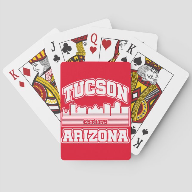 Tucson, Arizona Spielkarten (Rückseite)