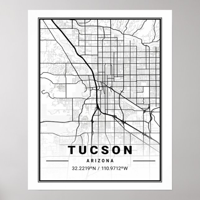 Tucson Arizona USA Reisen Poster (Vorne)