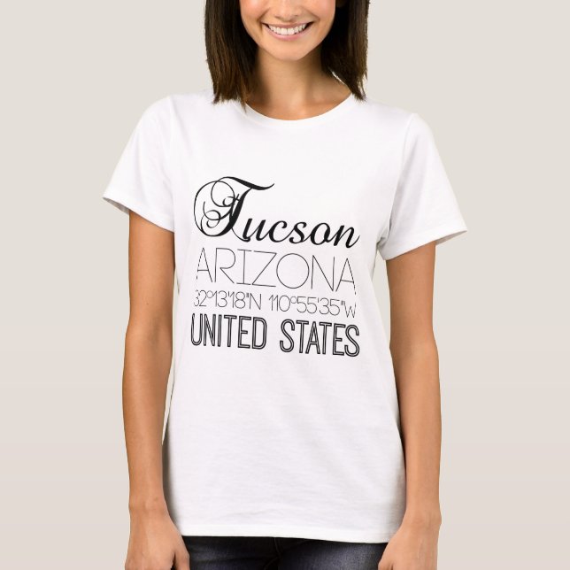 Tucson, Arizona, Vereinigte Staaten elegant T-Shirt (Vorderseite)