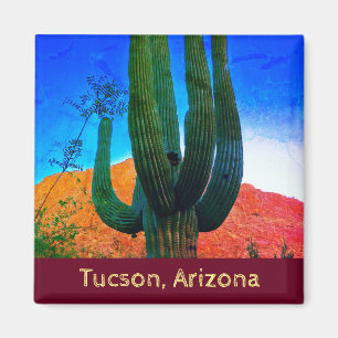 Tucson, Arizona Wüste Cactus Magnet