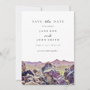Tucson Arizona Wüstenberg Save the Date