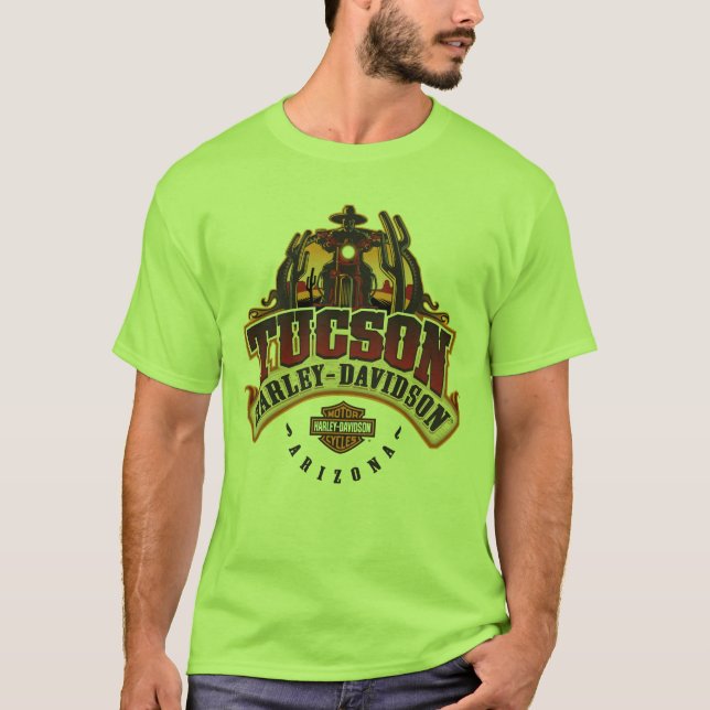 Tucson Harley Davidson Design T - Shirt (Vorderseite)