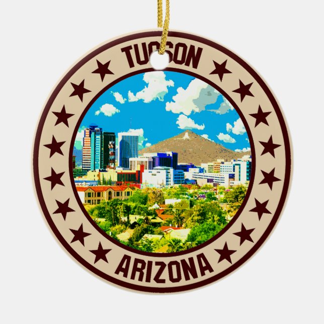 Tucson Keramik Ornament (Vorne)