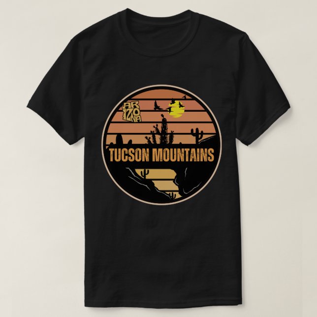 Tucson Mountains, Arizona T-Shirt (Design vorne)