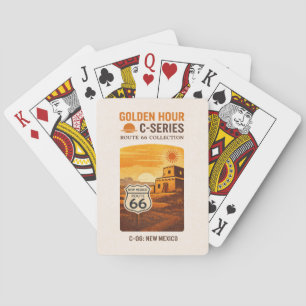 Tucumcari Centennial Adobe Sonnenuntergangsdeck Spielkarten
